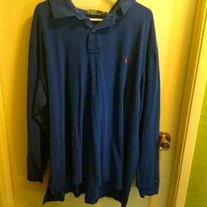 Ralph Lauren Long Sleeve Polo Shirt - 3XLT